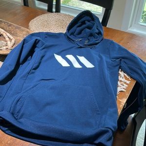 Mens Adidas basketball hoodie, Sz M, excellent condition. Navy blue, no flaws.